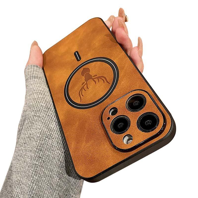Magnetic Phone Case  Shockproof Imitation Leather Cover