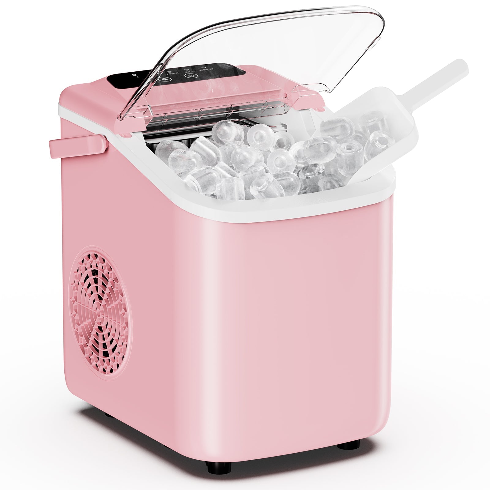 Countertop Ice Maker Machine – 9 Ice Balls in 6–8 Min, 26 lbs/Day, 4 Colors