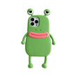 Cute Frog Cartoon Shockproof Bumper Phone Case for Girls