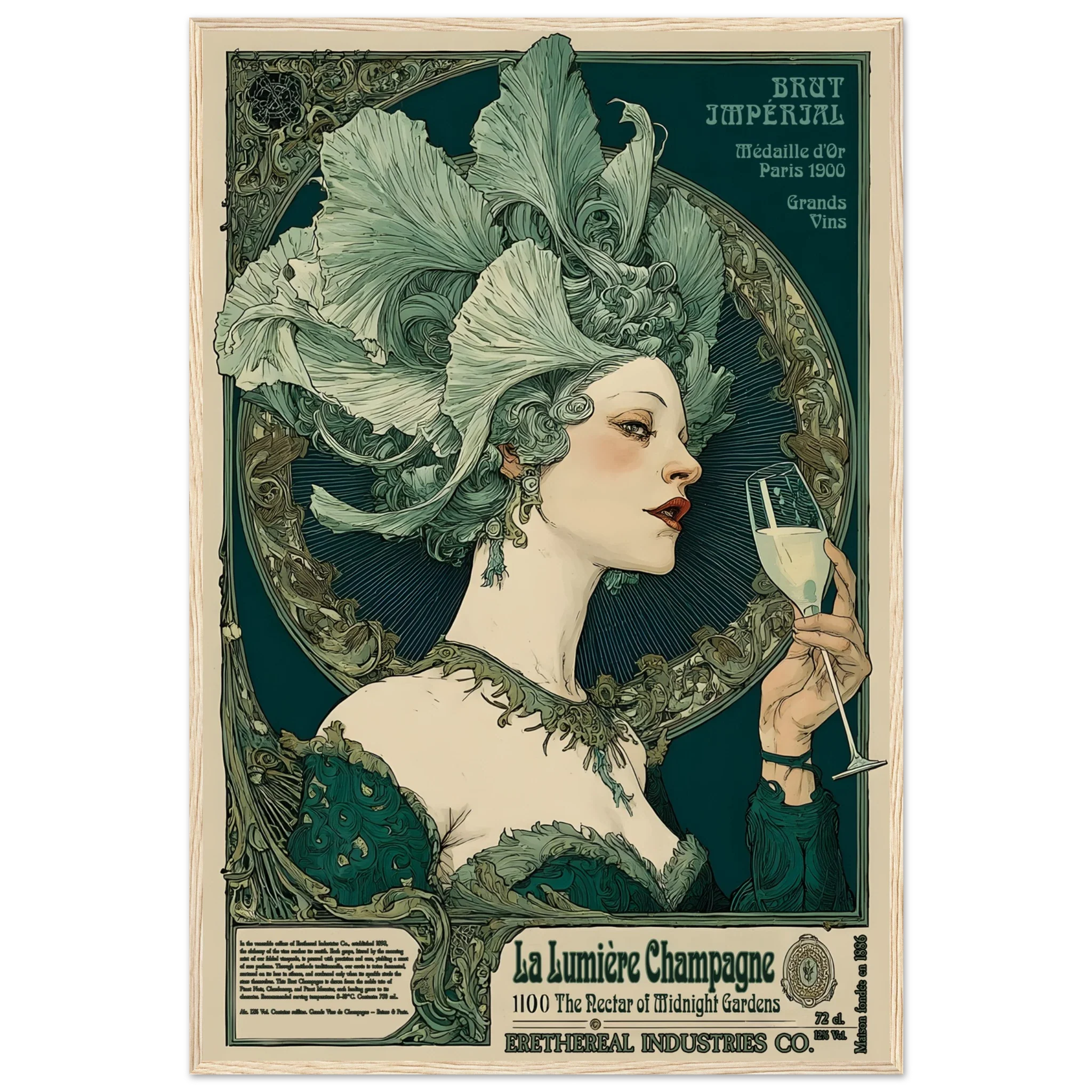La Lumière Champagne - Poster & Framed Print