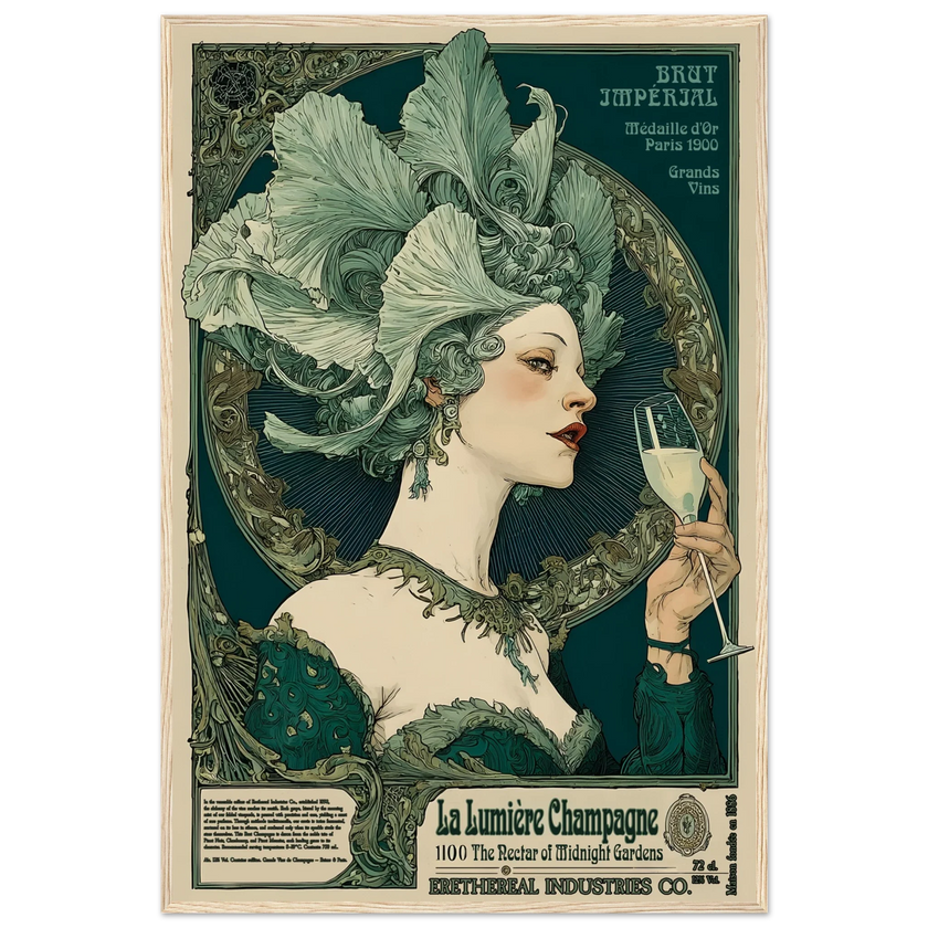 La Lumière Champagne - Poster & Framed Print