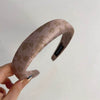 Fashion Presbyopic French Satin Vintage Sponge Silk Satin Padded Headband