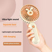 New Summer Cartoon Handheld Mini Usb Rechargeable Fan Desktop Stand