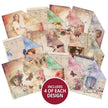 Duo Design Paper Pads - Lovely Ladies & Handwritten Letters