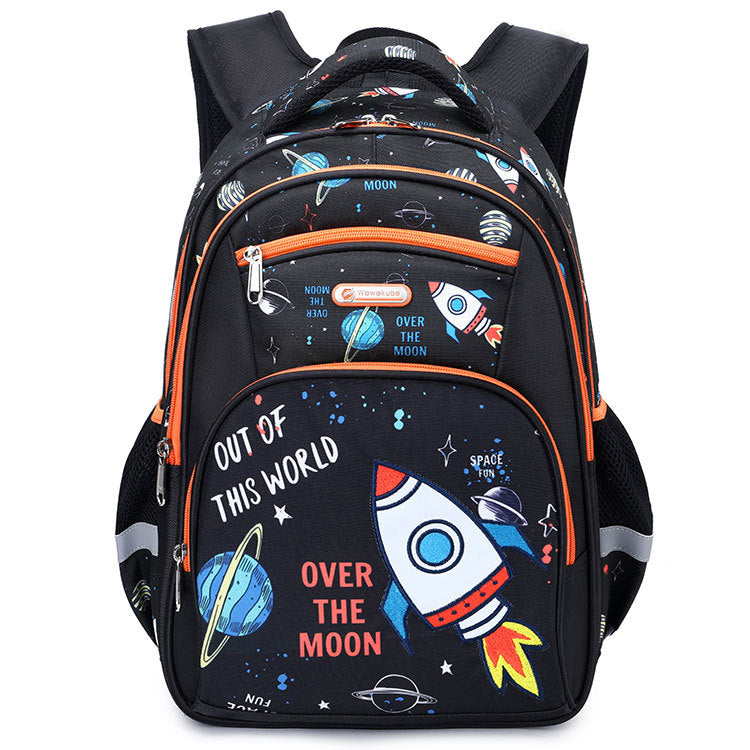 Kids Space Rocket School Backpack – Large Capacity 16