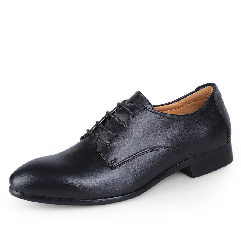 Men's Genuine Leather Business Dress Shoes | Pointed Toe, Height-Enhancing | Sizes 35–50 | Canada USA