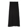 Polka dot High waist Chiffon Flowy Midi skirt women