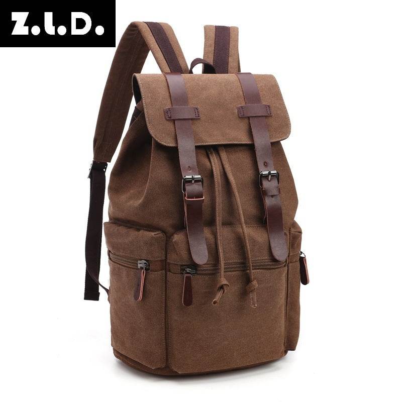Korean Retro Canvas Bag – Unisex Vintage Shoulder Tote