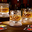 Luxury Spinning Glass with Crystal Base – Stress-Relieving Rotating Cup, 9 Styles