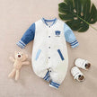 Baby One-piece Spring And Autumn Romper Baseball Uniform cloth
