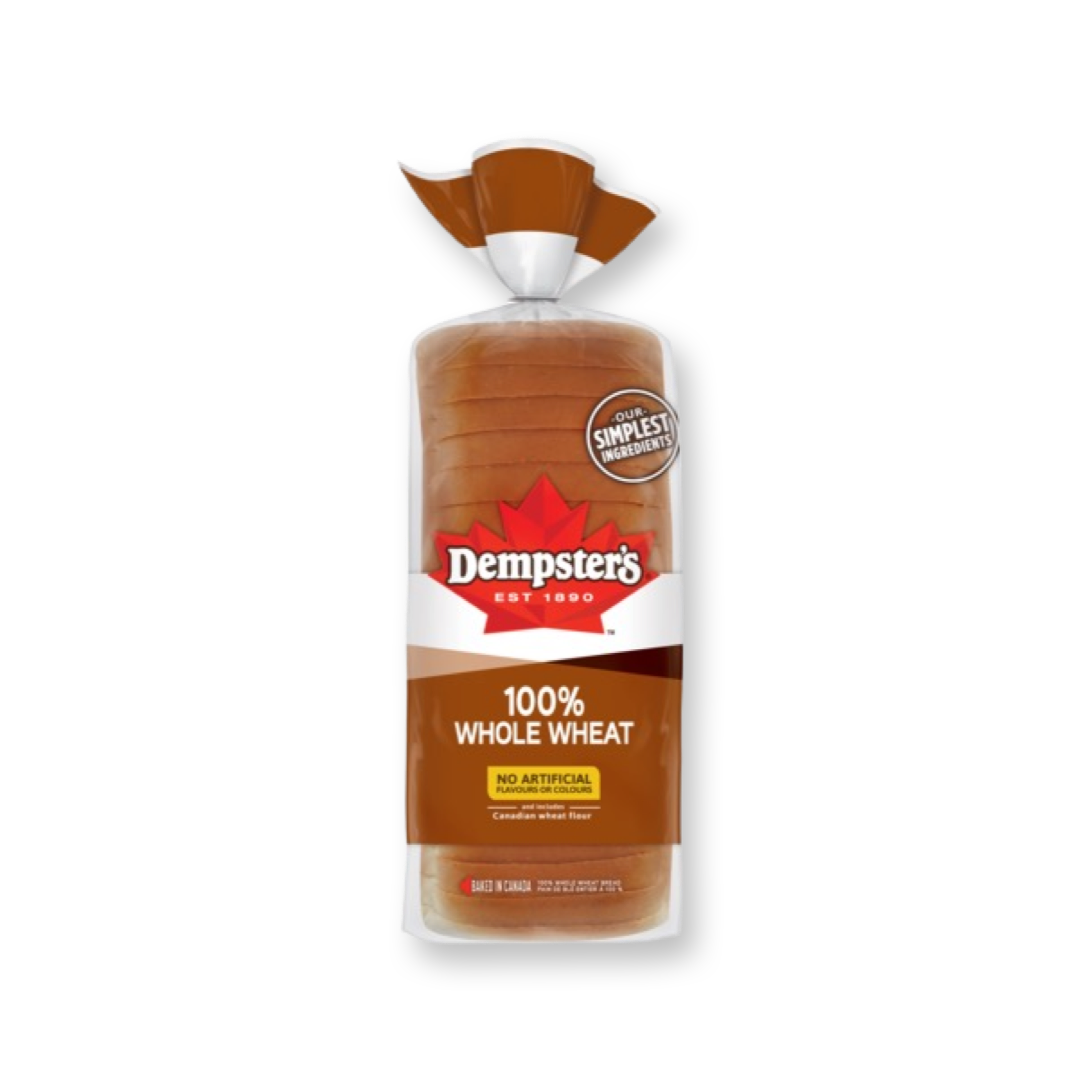 Dempster's 100% Whole Wheat Bread 675g