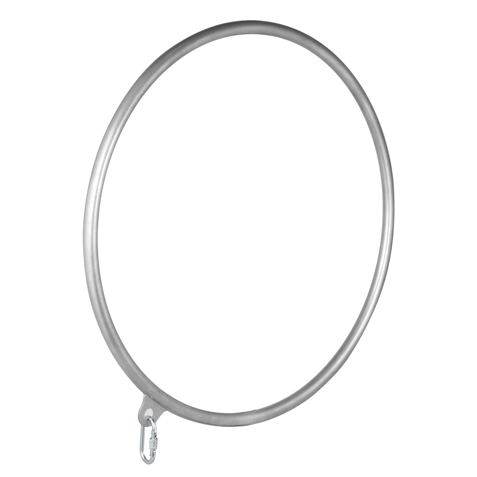 VEVOR womens Single Point Aerial Equipment Yoga Hoop for Aerial Dancing Yoga training, Sliver, 2.8ft 85cm Dia US