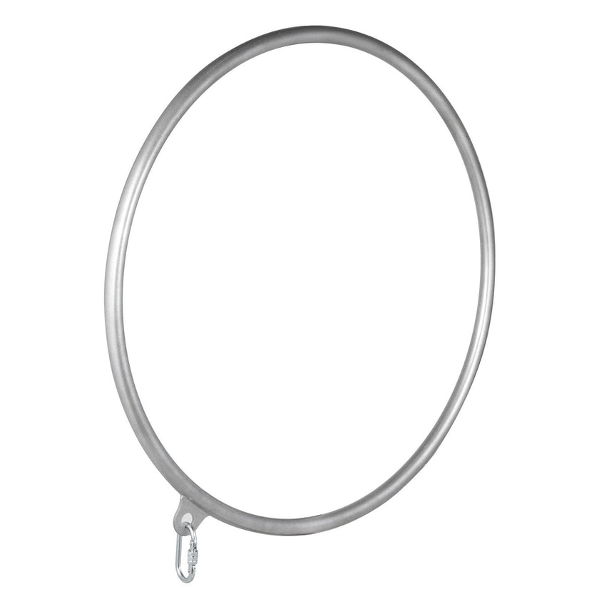 VEVOR womens Single Point Aerial Equipment Yoga Hoop for Aerial Dancing Yoga training, Sliver, 2.8ft 85cm Dia US