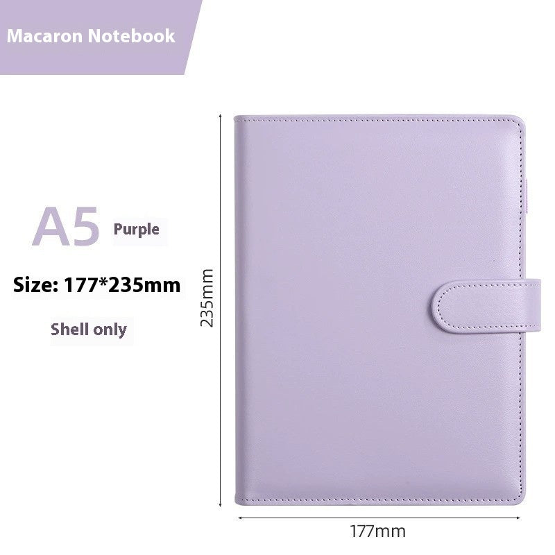 A5 PU Leather Notebook Binder Shell – Macaron Colours | 11 Colours