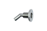 Thru Hull Fitting, 22 mm, 90° Base, Angled Connector, Boltless