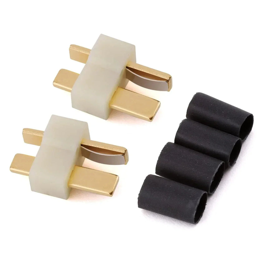 Deans 1322 Ultra Plug HW High Temp Female White Pkg of 2 w/ 3/16