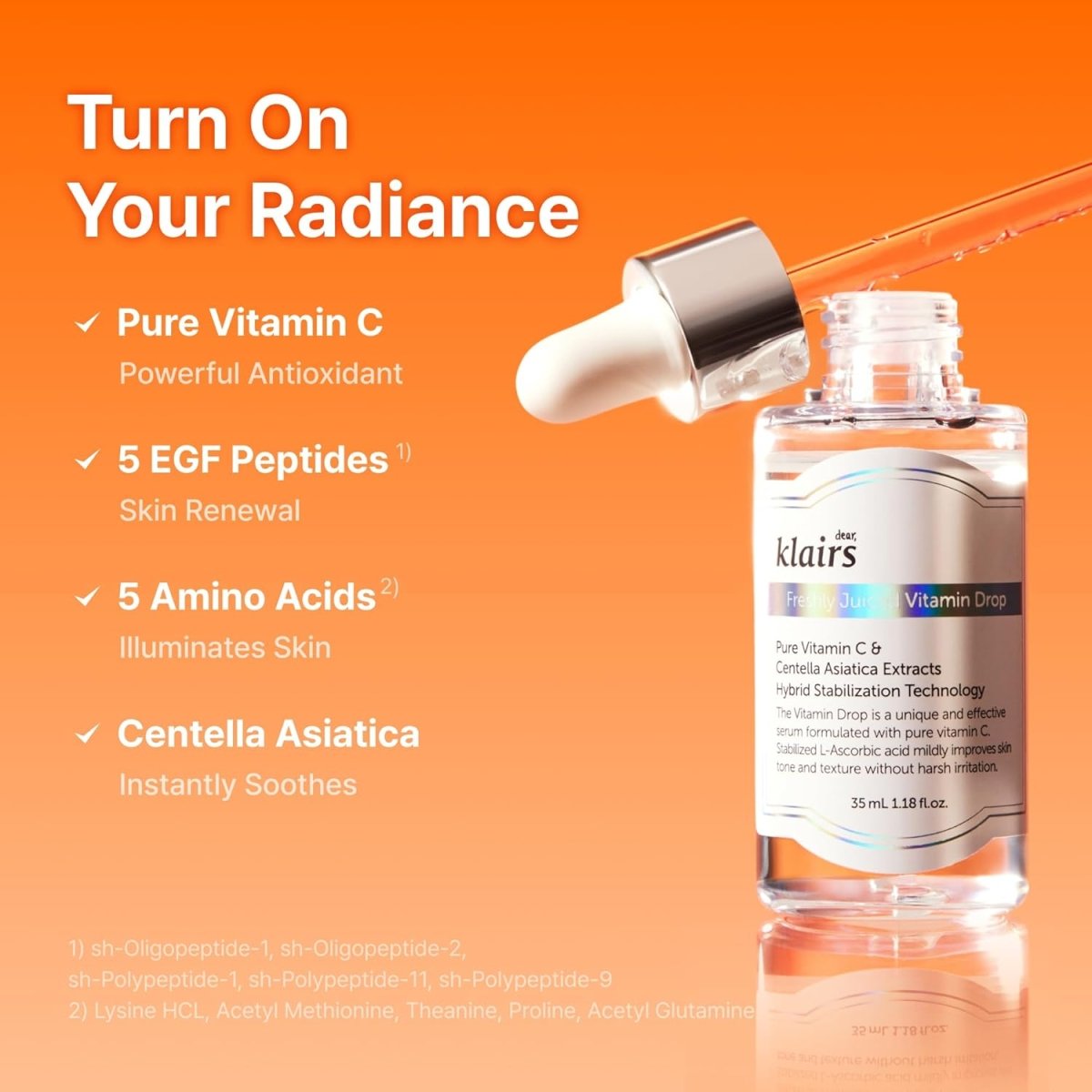 Dear, Klairs Freshly Juiced Vitamin Drop 35ml