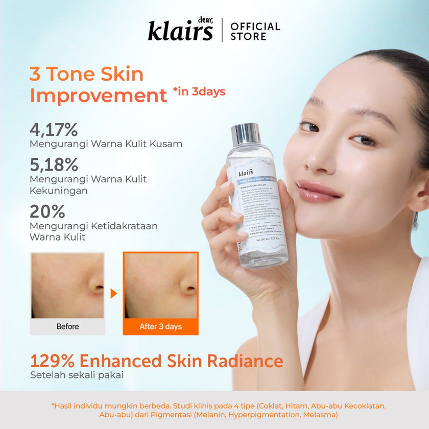 Dear, Klairs Freshly Juiced Vitamin Essence Toner 180ml