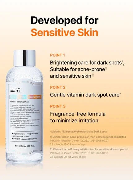 Dear, Klairs Freshly Juiced Vitamin Essence Toner 180ml