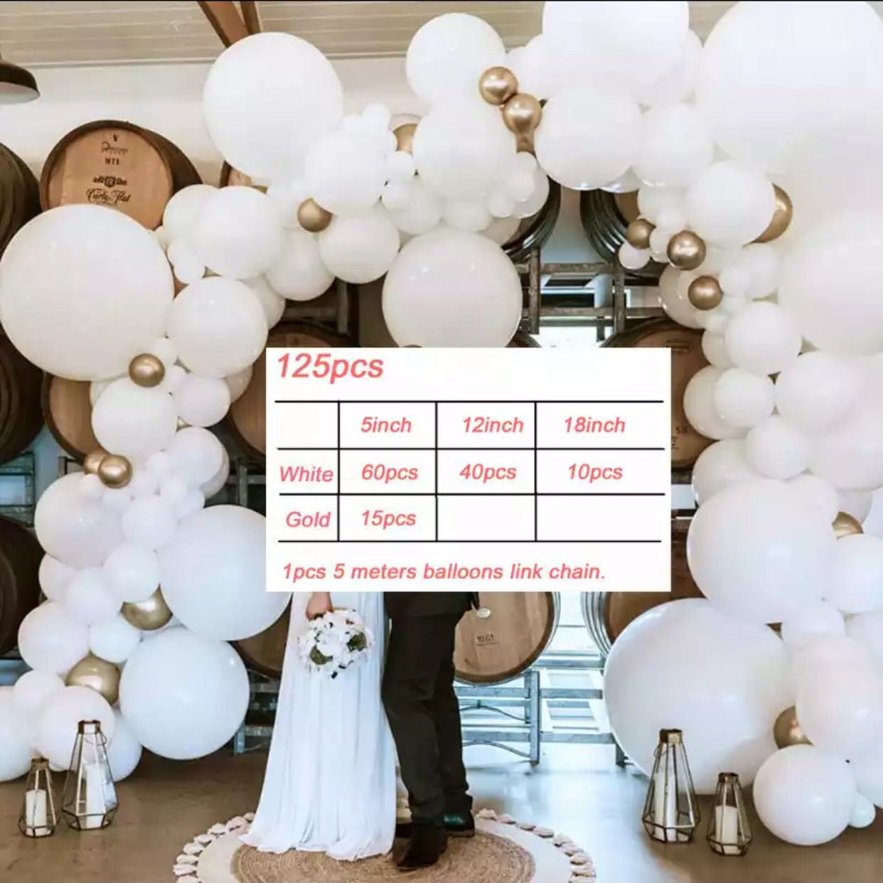 Balloon Garland Arch Kit – Multi-Style Party Decoration Set