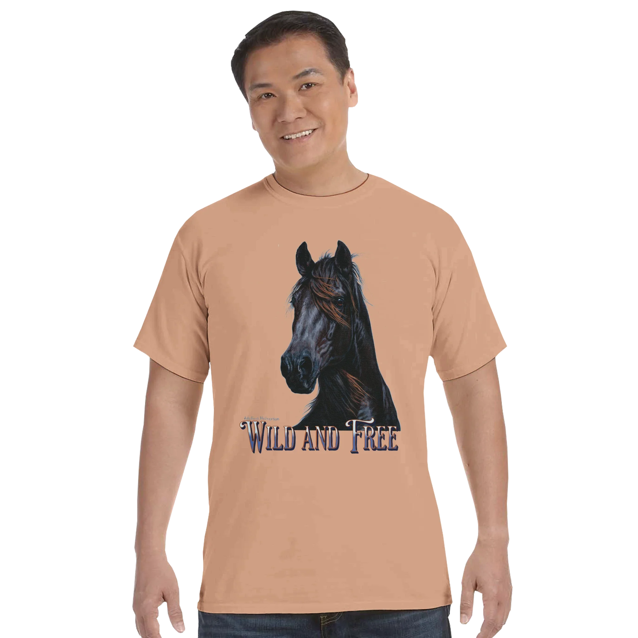 Wild and Free Comfort Colors Unisex Tee – 100% Cotton