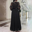 Deep V-neck Dress European And American Elegant Fashion Simple Charming