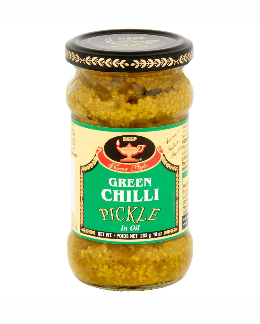 Deep Green Chilli Pickle 283gm (10 oz)