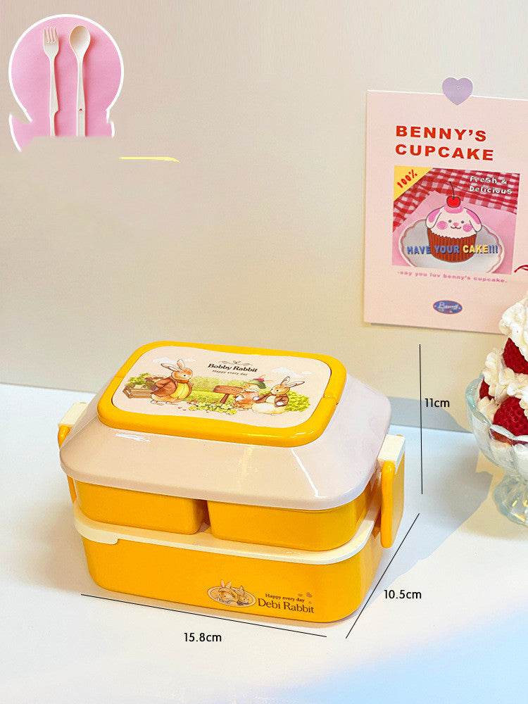 Cute Cartoon Multi-tiered  Kids Bento Lunch Box