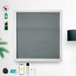 Double Layer Electric Honeycomb Curtain with Solar Charging & 15-Channel Remote, Motorized Blackout Blinds