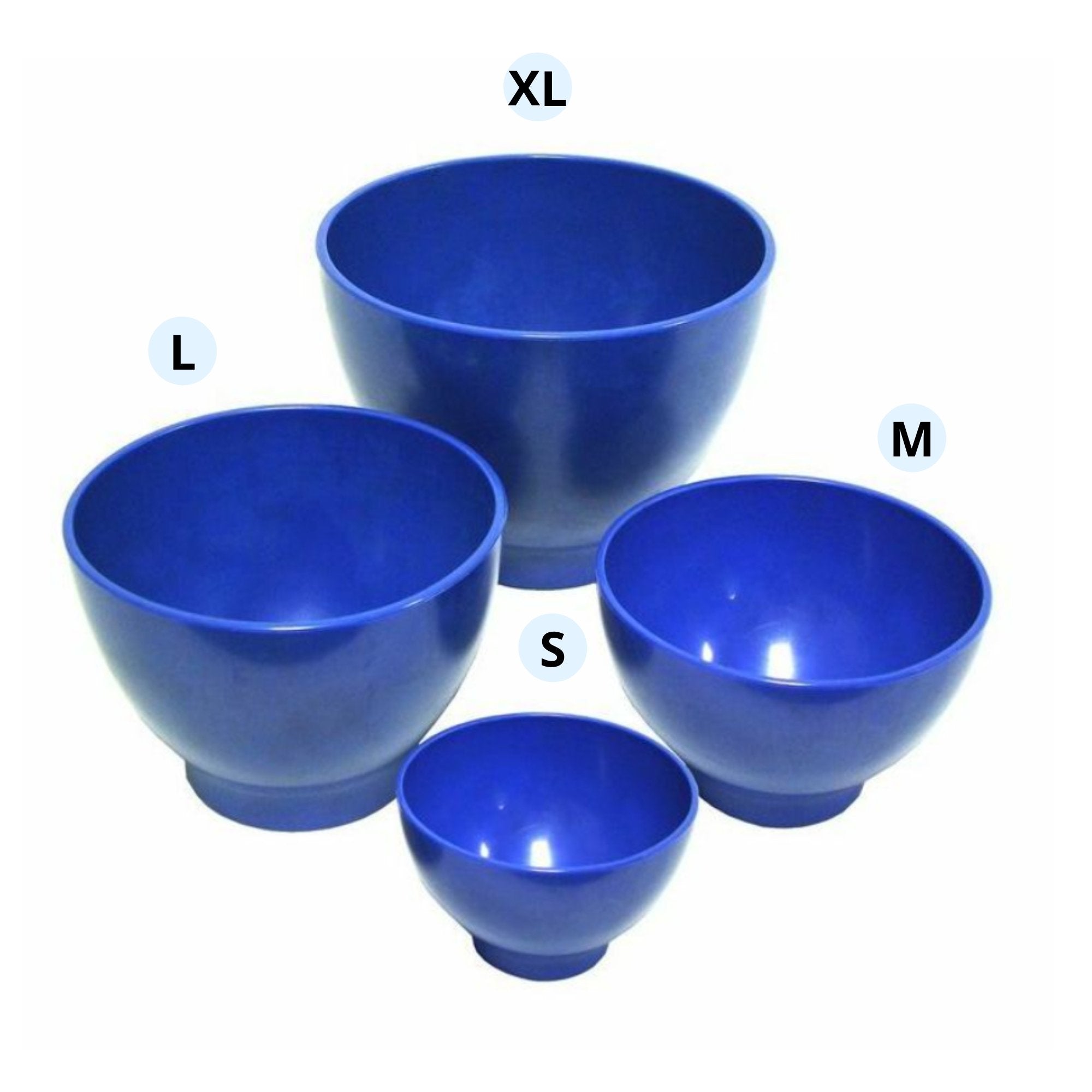 Silicone Mixing Bowl - Flexible - 4 Sizes - 1/pk