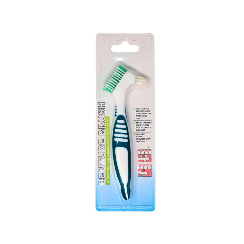 Denture Brushes - 4 Colors - 10/pk