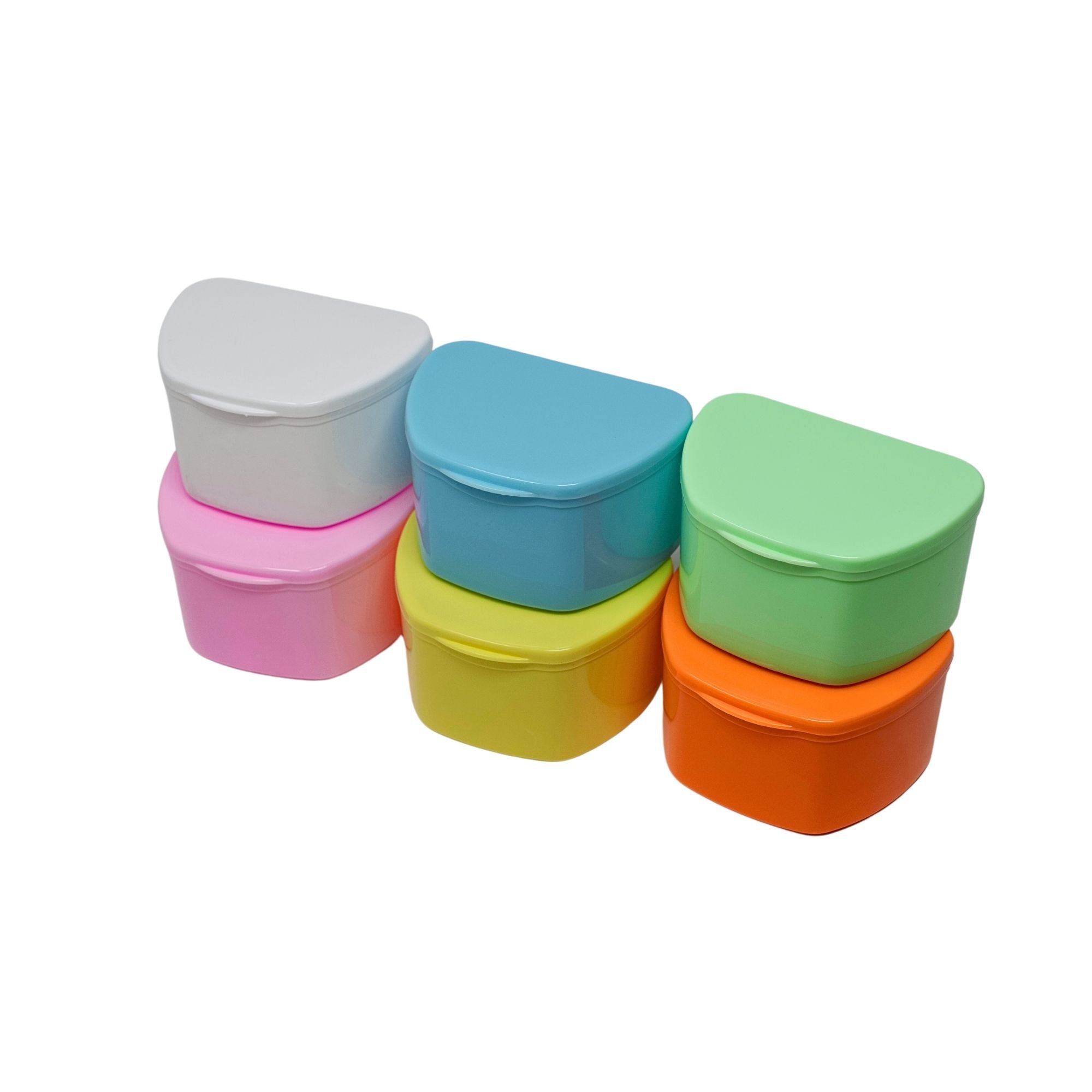 Denture Boxes - Assorted Colors - 12/pk