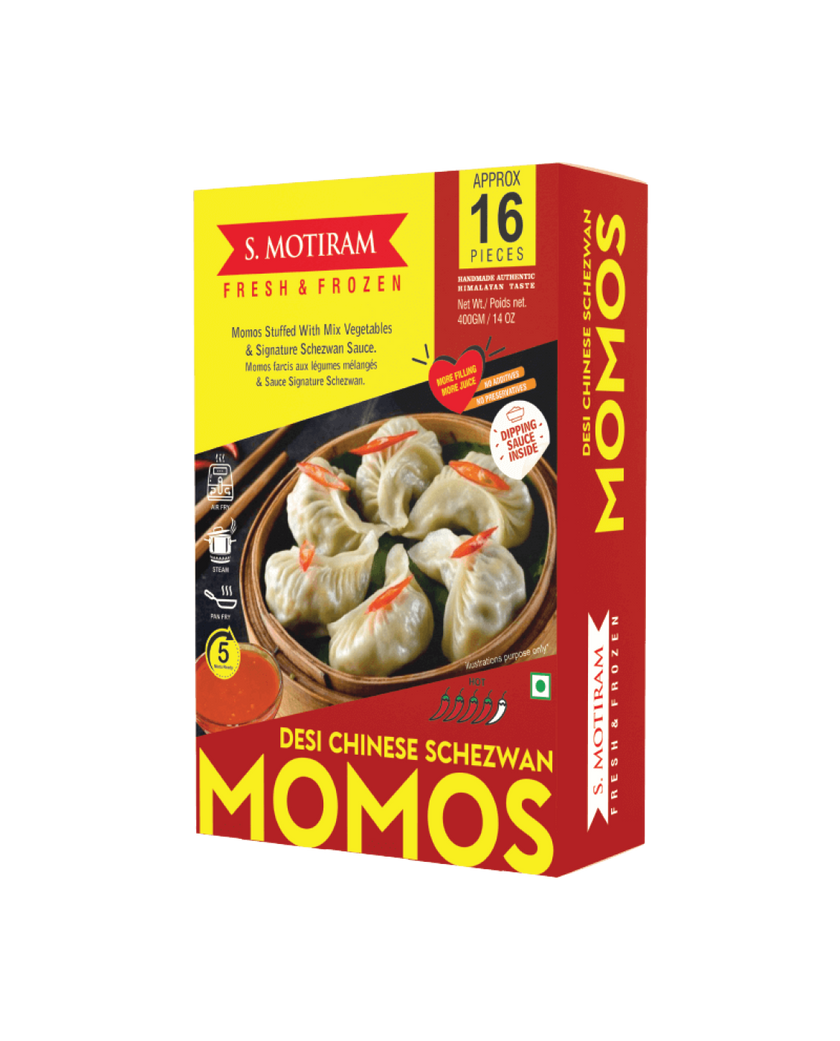 S Motiram Desi Chinese Schezwan Momos 400g