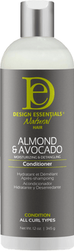 DESIGN ESSENTIALS ALMOND & AVOCADO MOISTURIZING & DETANGLINGCONDITIONER 12OZ