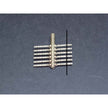Details West RB-932 HO Code 83 Railbars 6 & 4 Bolt Brass Pkg of 12 NIB