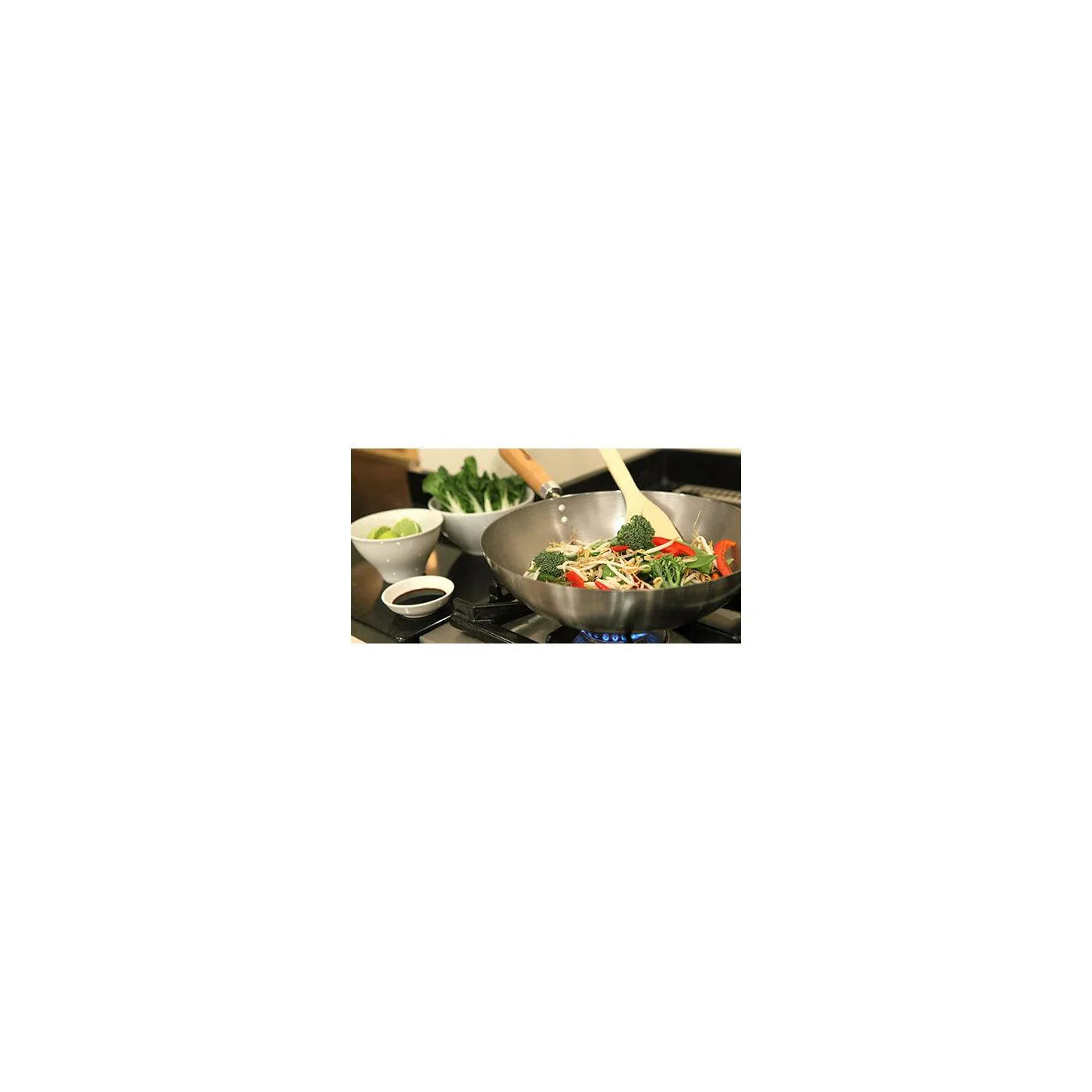 Dexam - Wok en acier au carbone 30 cm/12