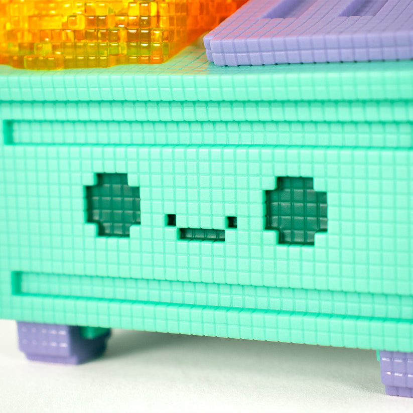 Figurine en vinyle 8 bits Dumpster Fire de 100% Soft