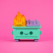 Figurine en vinyle 8 bits Dumpster Fire de 100% Soft