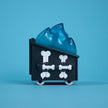 Skull Graffiti Dumpster Fire Vinyl Figure by 100% Soft