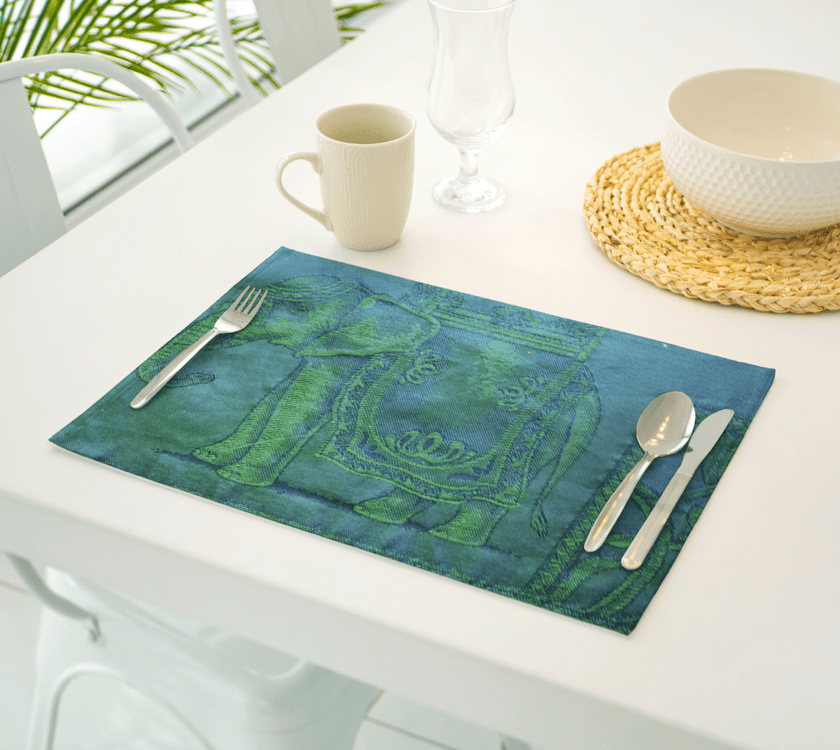 Placemat | Woven Elephant