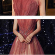 Evening Female Toast Dress Red Bridal Dinner Tube Top Long Dress Host Fairy Spirit
