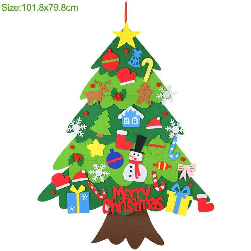 DIY Felt Christmas Tree Ornaments For Kids