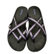 Teva Women's Mandalyn Purple Shimmer Strappy Wedge Thong Flip-Flop Sandals Size 10 US