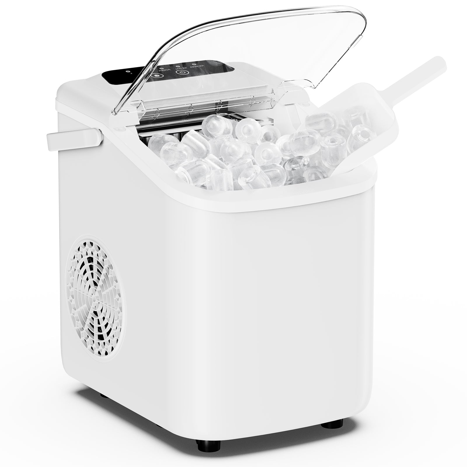 Countertop Ice Maker Machine – 9 Ice Balls in 6–8 Min, 26 lbs/Day, 4 Colors