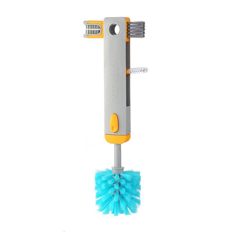 4-in-1 Bottle Cleaning Brush Set – Silicone Cup Cleaner with Gap, Corner & Straw Brushes for Water Bottles, Tumblers & Cups