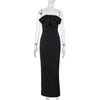 Fashion Bowknot Tube Top Evening Dress Women
