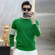 Simple All-match Slim fit Round Neck Pullover Sweater top for men