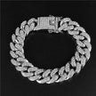 Zinc Alloy Wide Hip Hop Cuban Link Chain Necklace