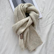 Women's Sweet Version Fleece Solid Scarf Autumn And Winter