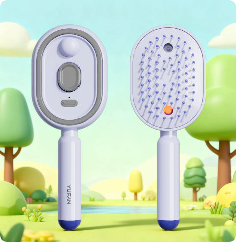Mist Spray Airbag Massage Comb – Electric Hair Nourishing Brush with Essential Oil Atomization